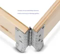 gardivo Hochbeet 120 x 80 x 20 cm - 3-teilig Palettenrahmen aus Holz, Beeteinfassung, Garten Hochbeete, Holzrahmen, Aufsatzrahmen auf Europalettefaltbar, stapelbar, steckbar - Thumbnail 6