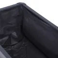 Metall Hochbeet anthrazit inklusive Pflanzenvlies - 114 x 41 cm - Anzucht Frühbeet freistehend mit Gitterablage - Garten Pflanzkasten Gemüsebeet Kräuterbeet Anzuchthilfe mit Vlies - Thumbnail 3