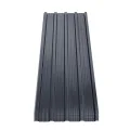 Mondeer 14er-Set Metall Trapezblech, Wellblechplatten für Dach, Dachbleche Trapezblech, Verzinkter Stahl für den Bau von Garagen, Gewächshä usern, Zwingern, 7m², 110 * 46cm, Dunkelgrau - Thumbnail 1