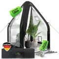 Q.P.T. Wintergewächshaus für Kübelpflanzen – strapazierfähiges PVC-Material zum Schutz vor Frost, Wind und Regen, einfache Montage inkl. Erdthermometer - Thumbnail 1