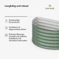 blumfeldt High Grow Half Circle Hochbeet - Ergonomisches 200-l-Hochbeet aus Metall für den Garten, Rostfreier Galvalume-Stahl, 43 cm Höhe, Einfache Montage, Frostsicher, Dunkles Moosgrün - Thumbnail 6