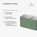 blumfeldt High Grow Straight Hochbeet, Ergonomisches 575-l-Gartenbeet aus Rostfreiem Galvalume-Stahl für Gemüse und Kräuter – Rückenschonendes Design, Einfache Montage, Frostsicher und Kompakt - Thumbnail 6