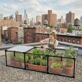 Frühbeet Mini Gewächshaus Pflanzenhaus - Aluminium & Polycarbonat, 180x51x51, schwarz - für Garten, Balkon und Terrasse, Winterfest, Stabil & Einfach zu Montieren - MAGNOLIA III - Thumbnail 2