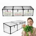 Frühbeet Mini Gewächshaus Pflanzenhaus - Aluminium & Polycarbonat, 180x51x51, schwarz - für Garten, Balkon und Terrasse, Winterfest, Stabil & Einfach zu Montieren - MAGNOLIA III - Thumbnail 5