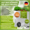 TTL GARDEN 240x80x80cm Spirit L Metall Hochbeet Silber - Stahl rostfrei verzinkt Wellblech ovale Form sehr groß stabil & wetterfest Garten Beet für Gemüse Kräuter Blumen Gartenbeet Gemüsebeet - Thumbnail 7
