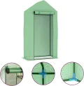 ZEYUAN Gewächshaus mit Stahlrahmen 0,5 m² 1×0,5×1,9 m, Frühbeet, Tomatenhaus, Treibhaus, Greenhouse, Garten Zubehör - Thumbnail 2