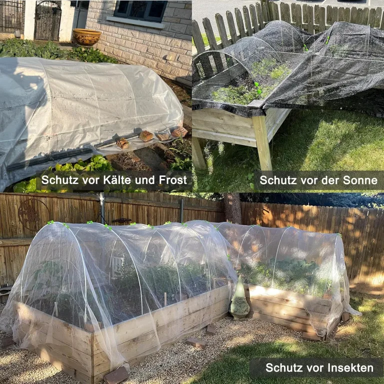 Pflanztunnel Bögen, 30 PCS Tunnelbögen Hochbeet, Gewächshausbogen mit 6mm Kunststoff umwickelt, DIY Gewächshausreifen Frühbeet Tunnel für Garten Zeile Abdeckung Pflanzen Obst Gemüse. – Bild 6