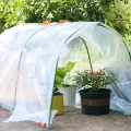 Polyethylenfolie Transparent Gewächshausfolie, Extra Dick Reißfest Gartenfolie Aus Polyethylen,Treibhaus Folie Zur Abdeckung Von Gemüsebeeten Tunnelfolie Tomatenhaus Folie (2 X 3m) - Thumbnail 4