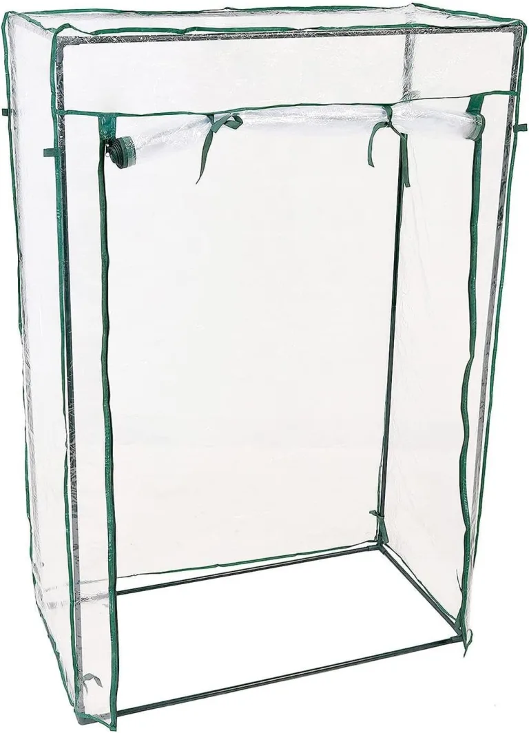 Gewächshaus Für Tomaten Foliengewächshaus Tomatengewächshaus, Garten, Balkon, Foliengewächshaus Tomaten Gewächshaus Klein 150 X 100 X 50 cm HxBxT,PVC-Folie, Transparent(ohne Regal) – Bild 1