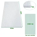 4mm Klar Stegplatten Set 14x Polycarbonat Hohlkammerstegplatten Total 10,25m² UV-beständigem Gewächshausplatten Schneidbar Doppelstegplatten für den Bau von Carports, Gewächshäuse - Thumbnail 2