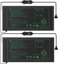 50W Heizmatte Pflanzen mit Thermostat - Schnelle Erwärmung, Feuerschutz, Wärmematte zur Keimung und Temperatur-Regulierung, ideal für Sämlinge, Haustiere und Reptilien (1er Pack) - Thumbnail 9