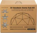 Panda Domes - 2V Geodätische Kuppel Naben-Kit - Thumbnail 1