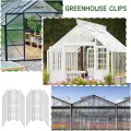 50 Stück Klammern Für Gewächshausscheiben und Gewächshausplatten Hohlkammerplatte Glashaus - Thumbnail 6