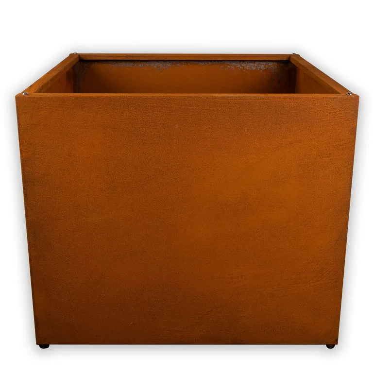 Köhko® Designer Bodenplatte für Pflanzrahmen aus Cortenstahl als Bausatz QUADER 100x100cm – Bild 5