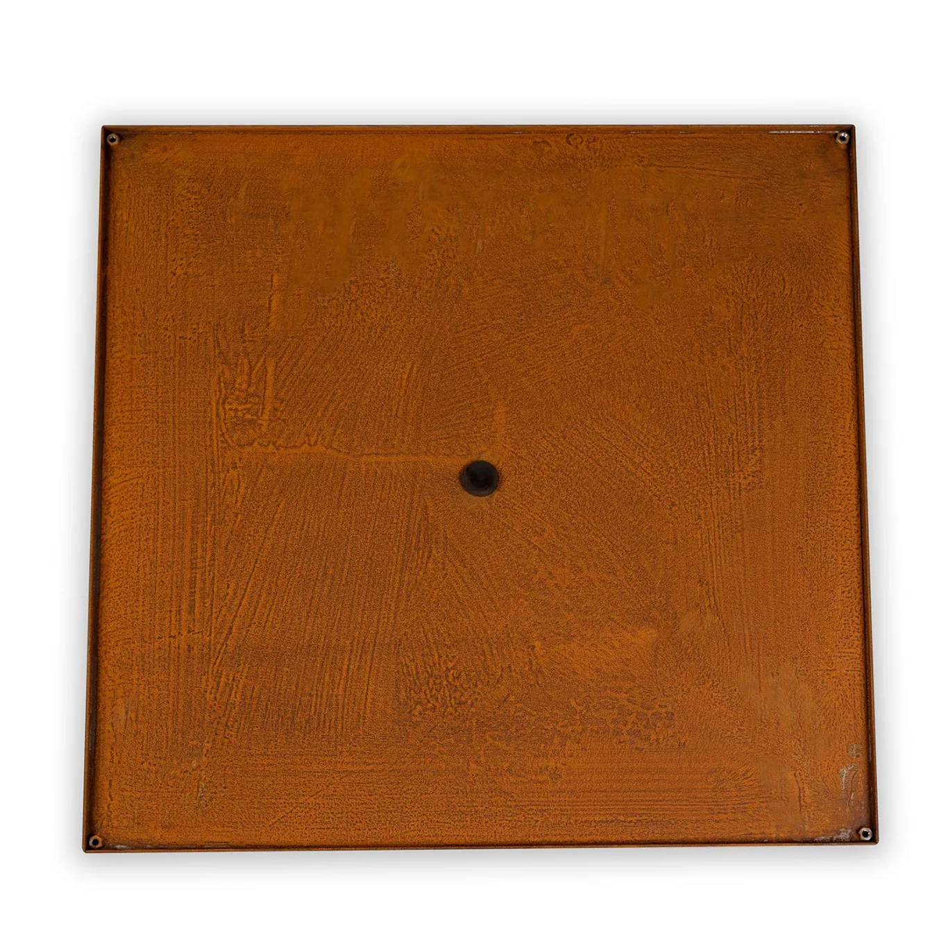 Köhko® Designer Bodenplatte für Pflanzrahmen aus Cortenstahl als Bausatz QUADER 80x80cm - Bild 1