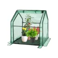 U'Artlines Tragbares Mini-Gewächshaus, kleines Gewächshaus mit wasserdichter Unterlage, 91,4 x 91,4 x 107,7 cm, Pflanzenabdeckung, Zelt für Garten, kleine Pflanzen, drinnen und draußen, grünes PE - Thumbnail 10