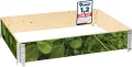naturbelassene Hochbeete für Garten Palettenrahmen 120x80x20 cm Hochbeet Holz 3 Stück steckbar stapelbar faltbar für Pflanzen Blumen Kräuter Obst und Gemüse Anthrazit GD-0075 - Thumbnail 10