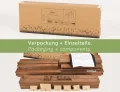 Hochbeet aus Holz für Garten Balkon Terrasse, Pflanzkasten Bausatz rechteckig schmal mit Vlies-Folie, Kräuterbeet Pflanzenkasten deko, dunkel-braun - Thumbnail 8