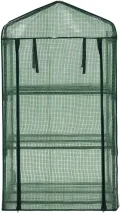 LAPOOH 3-stufiges Mini-Gewächshaus 69 x 49 x 125 cm, Frühbeet, Tomatenhaus, Treibhaus, Greenhouse, Garten Zubehör - Thumbnail 7