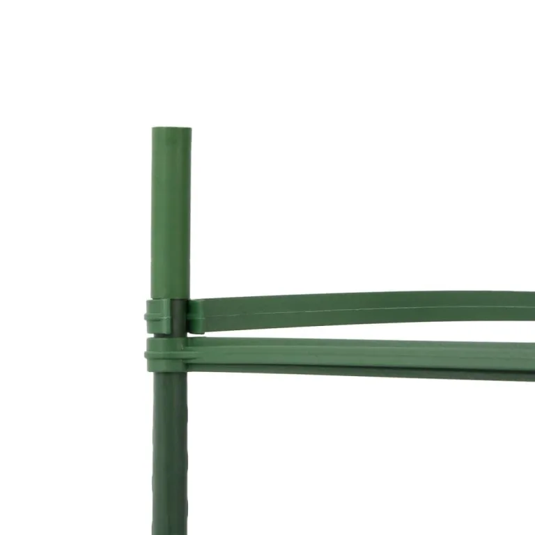 vidaXL Tomatenkäfige 4 STK., Tomatenkäfig für Garten Gewächshaus, Rankhilfe für Tomaten Kletterpflanzen, Pflanzenkäfig Pflanzenstütze, Stahl PP – Bild 9