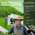 Gewächshaus Neapel 250x190cm für den Garten, Alu Frühbeet inklusive Fundament, 2 Dachfenster Treibhaus Aufzucht Pflanzenhaus Tomatenhaus 4,75m² UV-Schutz - Thumbnail 3