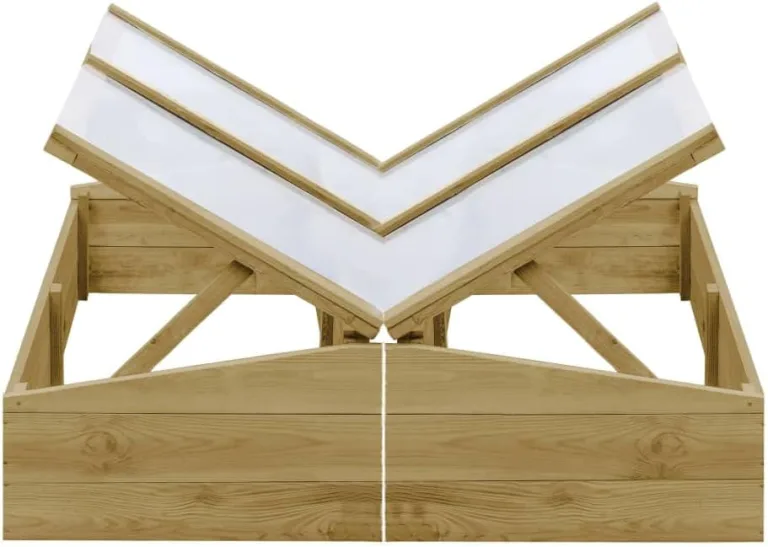 Gewächshäuser 2 STK. Imprägniertes Kiefernholz 100x50x35 cm Gewächshaus Klein, Tomatenhaus, Treibhaus, Greenhouse – Bild 1