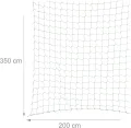 Relaxdays Ranknetz 4er Set, für Gewächshaus, 200x350 cm, Rankhilfe Gurken, Maschenweite 10 cm, Gewächshausnetz, PE, grün - Thumbnail 4