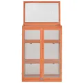 Homgoday Holz-Gewächshaus-Schrank 75x47x109 cm mit 2 Regalen & 2 Türen, für Pflanzen, Blumen & Kräuter, wasserdicht Model170646 - Thumbnail 3