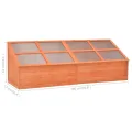 Homgoday Holz Gewächshaus 180x57x62 cm mit PC-Platten, für Kräuter und Setzlinge schützen Model170648 - Thumbnail 6