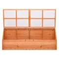 Homgoday Holz Gewächshaus 180x57x62 cm mit PC-Platten, für Kräuter und Setzlinge schützen Model170648 - Thumbnail 10