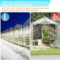 5X Polycarbonat Hohlkammerstegplatten 8mm Doppelstegplatte Polycarbonat 60,5 x 121 cm | 3,66 m² Gewächshausplatte UV-beständigen für Gewächshaus, Garten Treibhaus, Ersatzplatten - Thumbnail 5