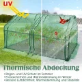 Gewächshaus Foliengewächshaus 180x90x90cm Gartengewächshäuser mit Tür Treibhaus Tomatengewächshaus Tomatenhaus für Garten Balkon, Grün - Thumbnail 4