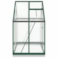 Rantry Gewächshaus-Rahmen mit grünem Sockel, 169 x 114 x 202 cm, aus Aluminium, Dekoration für Möbel, für Innen- und Außenbereiche, für Wohnzimmer und Büro - Thumbnail 4