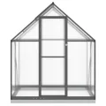 Rantry Gewächshaus-Rahmen mit anthrazitfarbenem Sockel, 169 x 114 x 202 cm, aus Aluminium, Dekoration für Möbel, für Innen- und Außenbereiche, für Wohnzimmer, Büro - Thumbnail 3