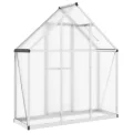 Rantry Aluminium-Gewächshaus, 1,95mH, Silber/Transparent, 0,98m², Montage erforderlich Model4005816 - Thumbnail 5