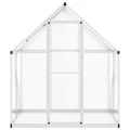 Rantry Gewächshaus-Rahmen mit silbernem Sockel, 169 x 114 x 195 cm, aus Aluminium, Dekoration für Möbel, für Innen- und Außenbereiche, für Wohnzimmer und Büro - Thumbnail 3