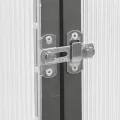 Rantry Gewächshaus-Rahmen mit anthrazitfarbenem Sockel, 169 x 169 x 202 cm, aus Aluminium, Dekoration für Möbel, für Innen- und Außenbereiche, für Wohnzimmer, Büro - Thumbnail 7