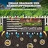 Amopatio Hochbeet Metall 2er-Set, Pflanzbeet Hochbeete für Garten, 180x90x60 cm, Hochbeete-kit 970 L für Gemüse Blumen Sukkulenten Kräuter, Blumenbeet & Pflanzentrog, Verzinkter Stahl, Schwarz – Bild 3