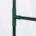 Relaxdays Gewächshaus Balkon, Pflanzsack, HxBxT: 153 x 89 x 49 cm, Foliengewächshaus, PVC-Folie, Stahl, transparent/grün - Thumbnail 7