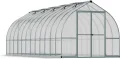 Canopia by Palram Gewächshaus Gross Bella 8x24 Treibhaus 244x723cm Aluminium Silber Tomatenhaus Polycarbonatplatten UV-beständig - Thumbnail 1