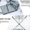 Gewächshaus Klein in PVC Transparent, Pop-Up Mini Gewächshaus 56 X 56 X 56 cm, Überwinterungszelt für Pflanzen, Kleines Gewächshaus Outdoor, für Blumen, Garten, Setzlinge, Balkon, Gemüse - Thumbnail 4