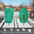 190 x 228cm Winterschutz für Pflanzen, Draußen Pflanzenschutz Winter Frostschutz Für Kübelpflanzen, mit Reißverschluss Zugband Für Palmen, Olivenbaum, Wiederverwendbar Wintervlies 1 Stück,70g/m² - Thumbnail 4