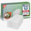 8x Gewächshausplatten 8mm I Polycarbonat Hohlkammerplatten für Gewächshäuser I PC Doppelstegplatten UV-beständig & bruchsicher I für Garten, Frühbeet uvm I 60,5cm x 121cm I Transparent - Thumbnail 8