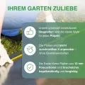 5x Gewächshausplatten 10mm I Polycarbonat Hohlkammerplatten für Gewächshäuser I PC Doppelstegplatten UV-beständig & bruchsicher I für Garten, Frühbeet uvm I 70cm x 150cm I Transparent - Thumbnail 6
