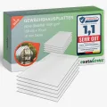 5x Gewächshausplatten 10mm I Polycarbonat Hohlkammerplatten für Gewächshäuser I PC Doppelstegplatten UV-beständig & bruchsicher I für Garten, Frühbeet uvm I 70cm x 150cm I Transparent - Thumbnail 1