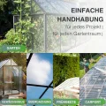 10x Gewächshausplatten 6mm I Polycarbonat Hohlkammerplatten für Gewächshäuser I PC Doppelstegplatten UV-beständig & bruchsicher I für Garten, Frühbeet uvm I 70cm x 150cm I Transparent - Thumbnail 5