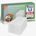 10x Gewächshausplatten 6mm I Polycarbonat Hohlkammerplatten für Gewächshäuser I PC Doppelstegplatten UV-beständig & bruchsicher I für Garten, Frühbeet uvm I 70cm x 150cm I Transparent - Thumbnail 7