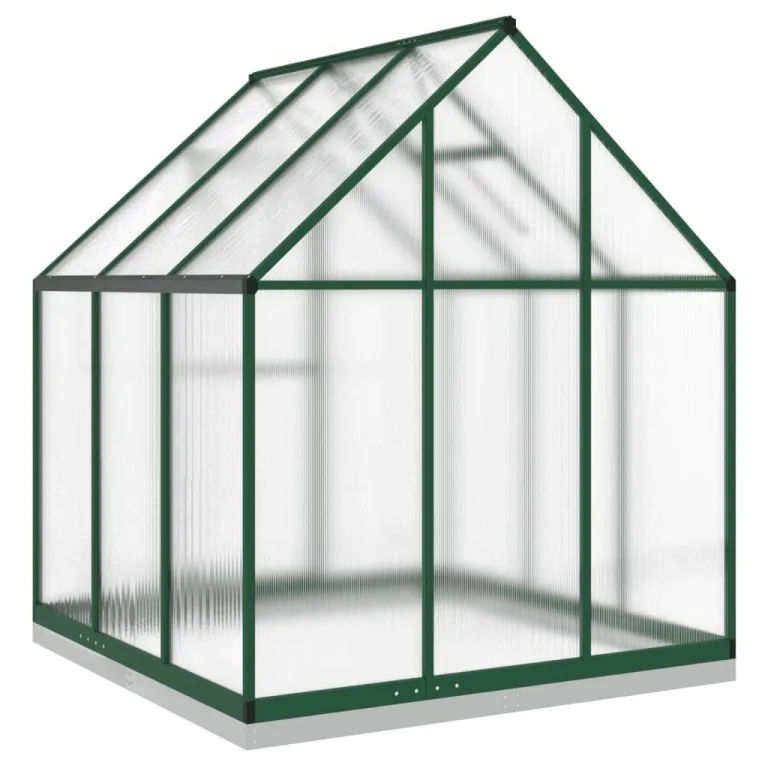 Rantry Gewächshaus für den Garten, Gestell Gewächshaus mit grünem Boden 169 x 169 x 202 cm aus Aluminium, Gewächshaus für den Garten, Gewächshaus für Pflanzen – Bild 5