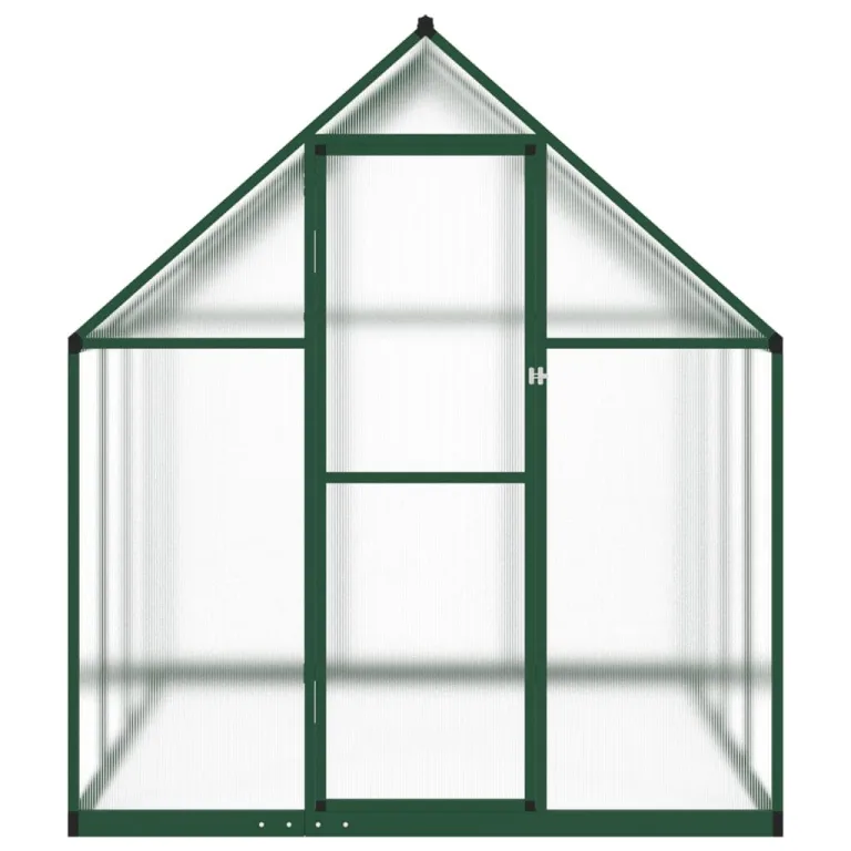 Rantry Gewächshaus für den Garten, Gestell Gewächshaus mit grünem Boden 224 x 169 x 195 cm aus Aluminium, Gewächshaus für den Garten, Gewächshaus für Pflanzen – Bild 3
