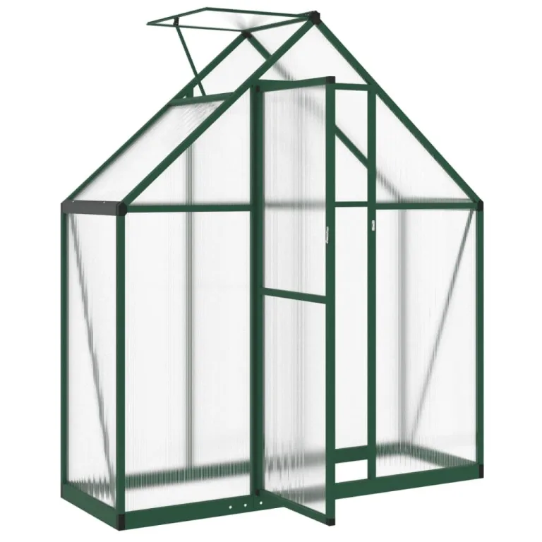 Rantry Gewächshaus für den Garten, Gestell Gewächshaus mit grünem Boden 169 x 58 x 195 cm aus Aluminium, Gewächshaus für den Garten, Gewächshaus für Pflanzen – Bild 6